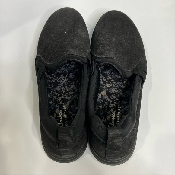 Clarks breeze Bali slip on sneakers black womens size 9.5 casual minimalist - Picture 6 of 9